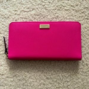 Hot Pink Kate Spade Wallet
